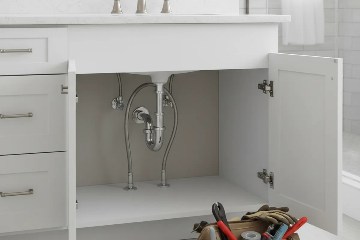 Finished fixture set after Gas Line Repair in Kelso